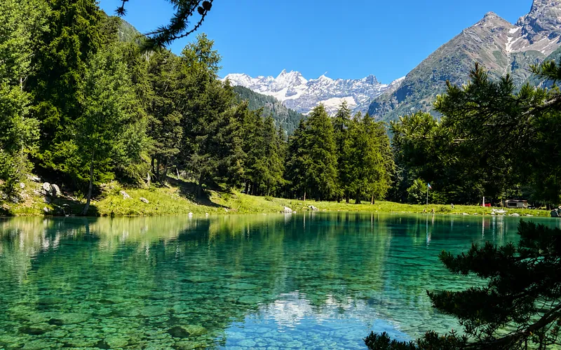 House in the Alps 5min walk to Lake Lago di Lexert