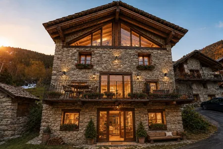 House in the Alps 5min walk to Lake Lago di Lexert