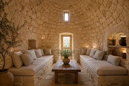 Land with old Trullo and olive trees