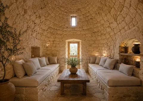 Land with old Trullo and olive trees
