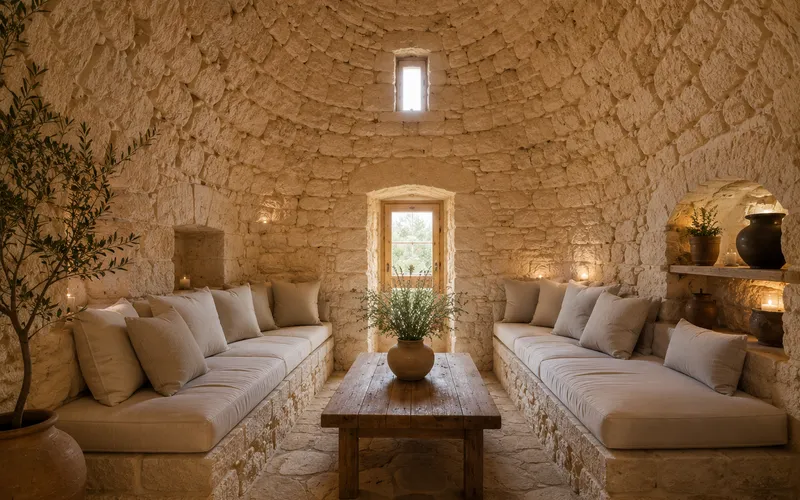 Land with old Trullo and olive trees