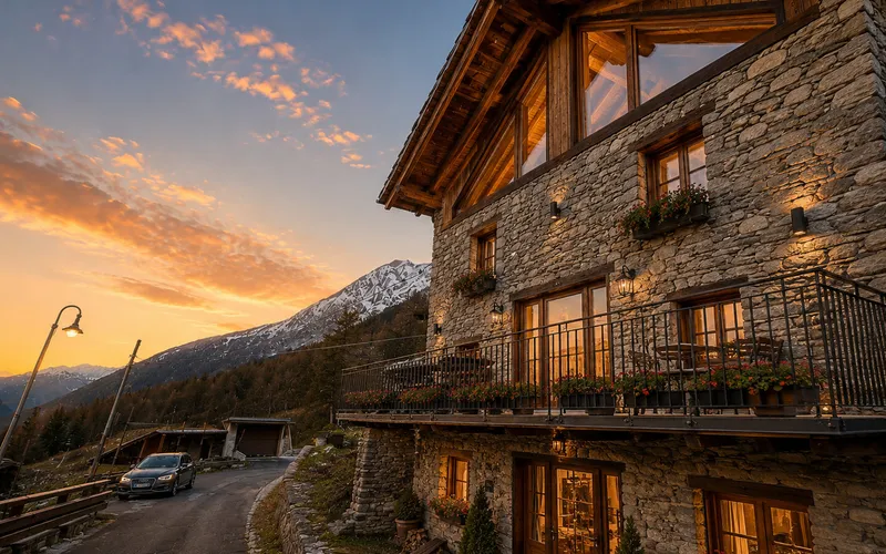 House in the Alps 5min walk to Lake Lago di Lexert