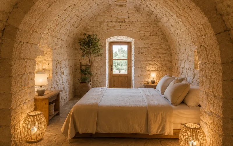 Land with old Trullo and olive trees