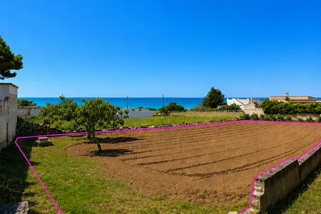 Agricultural land 400m from the sea