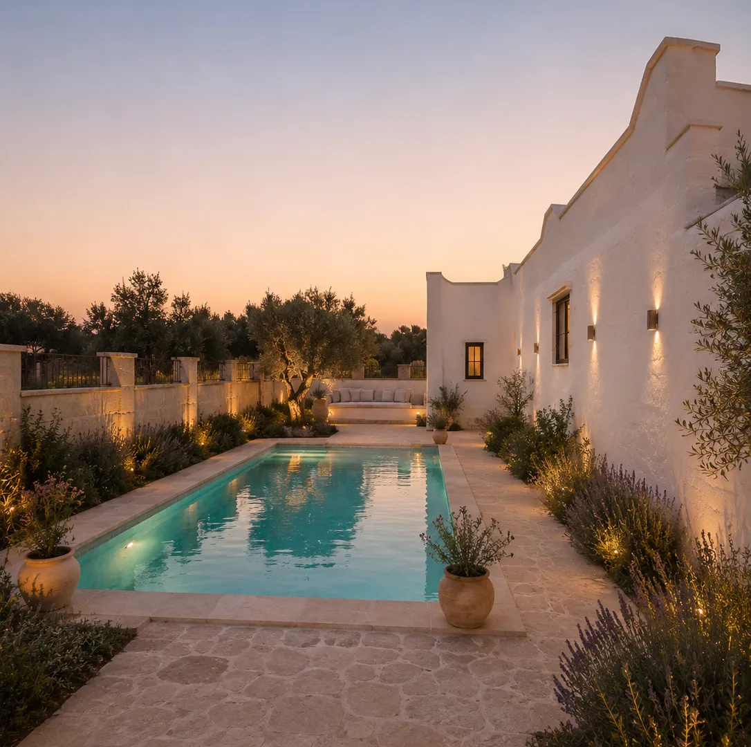 House with a big land 10km from the sea