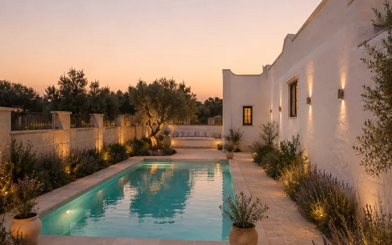 House with a big land 10km from the sea